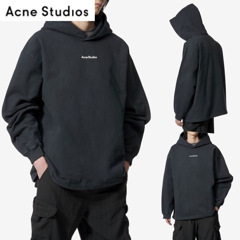 超特価★Acne Studios★25SS 新作★ロゴ フード LOGO HOOD Black