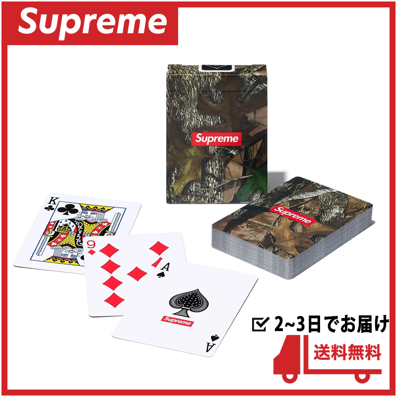 即 Supreme シュプリーム カモプレイング カード トランプ