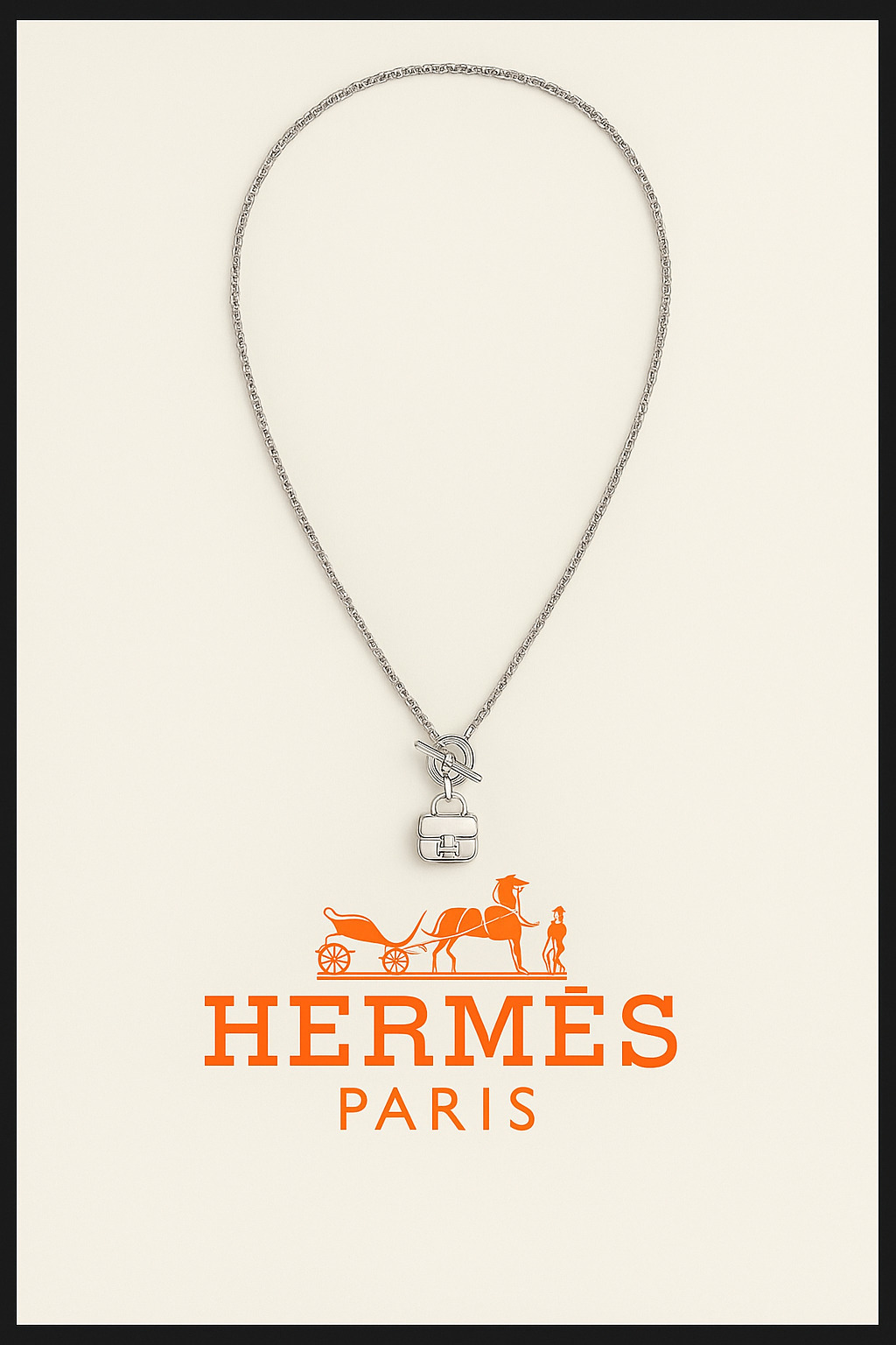 “H”をそっと【HERMES】アミュレット・コンスタンス ペンダント