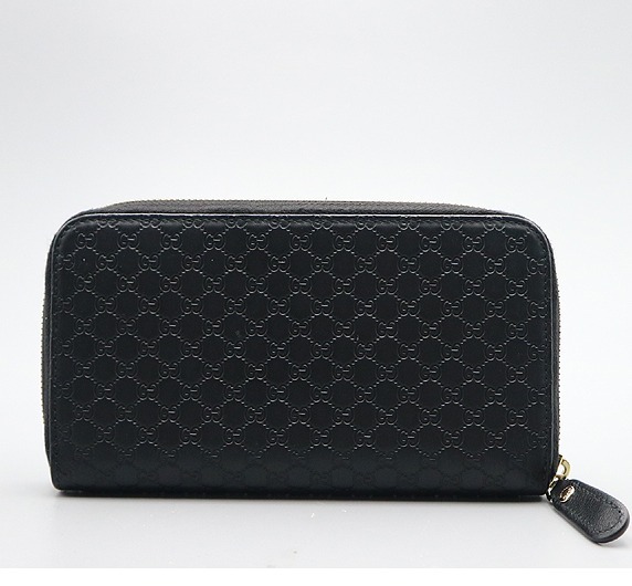 《GUCCI》マイクロ シマ 長財布 中古 美品