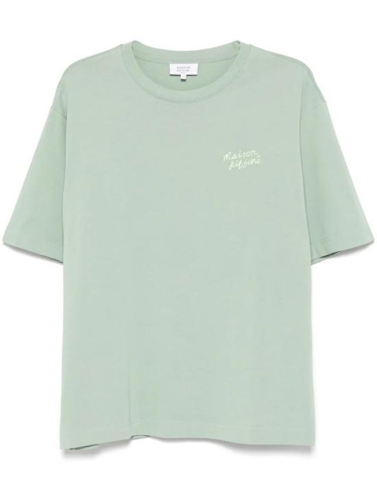 Tシャツ・カットソー MAISON KITSUNE Men T Shirts OMOO123KJ01190078 GREEN