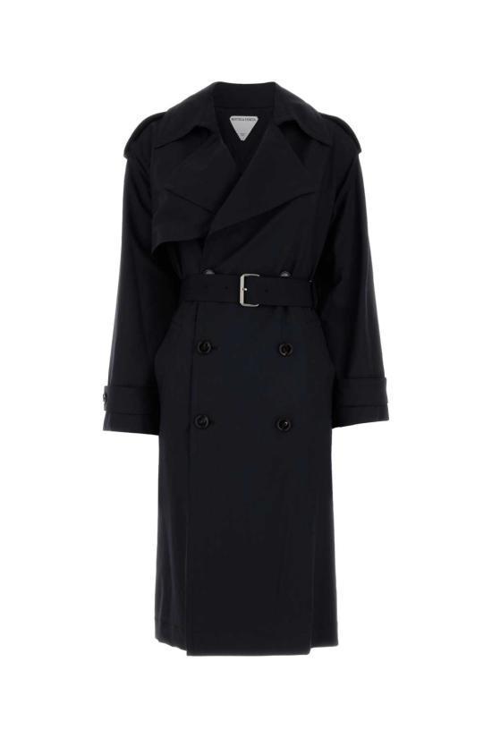 トレンチコート BOTTEGA VENETA Women Trench Coats 812009V4XP0 4246 Black