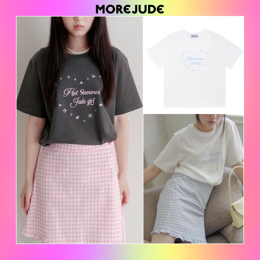 【more jude】 韓国人気★ Love Crush Tee