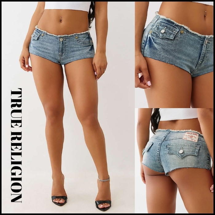 【TRUE RELIGION】★ショートパンツ★ BANDLESS WAIST HOT DENIM