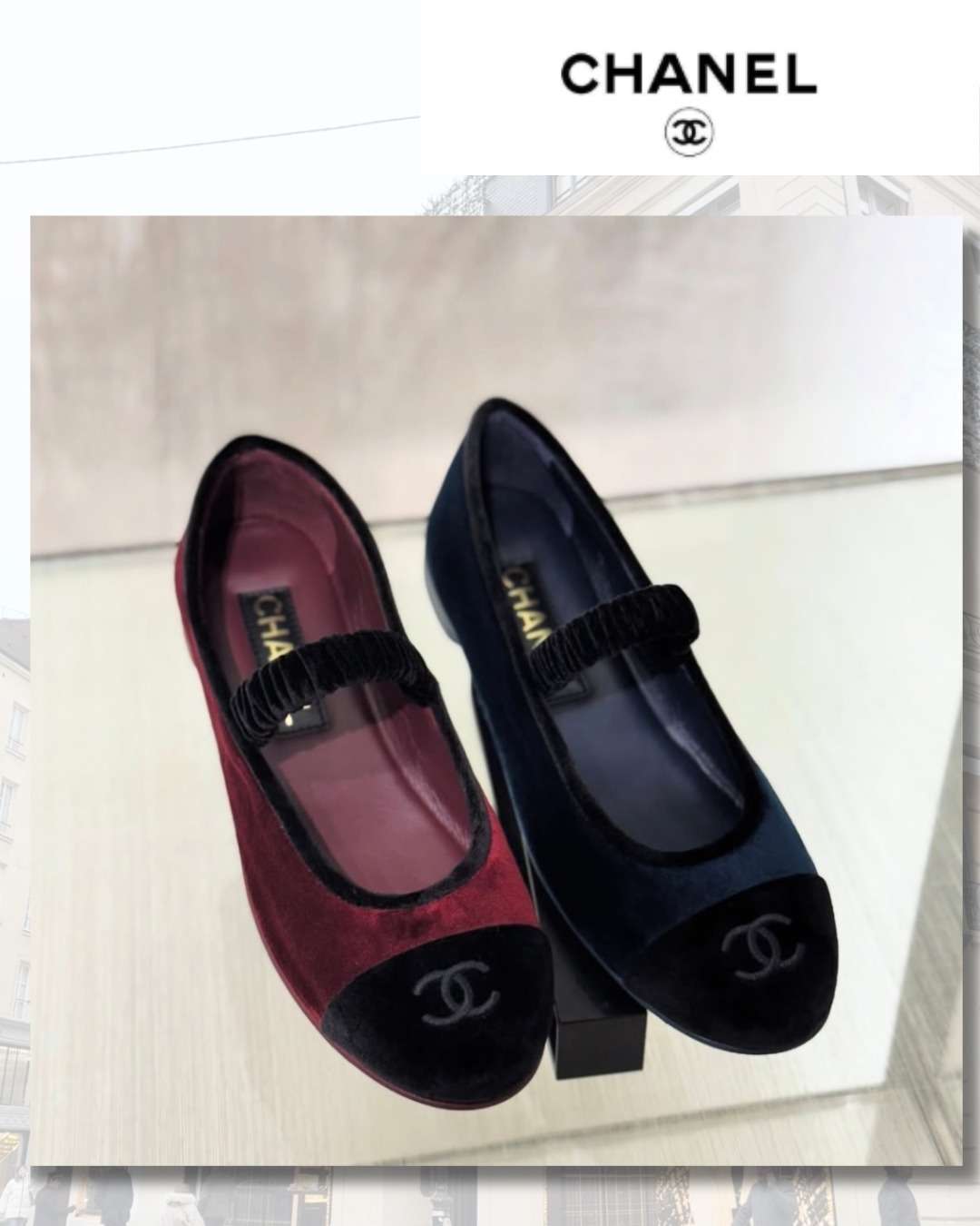 【メティエダールコレクション】CHANEL ベロア メリージェーン