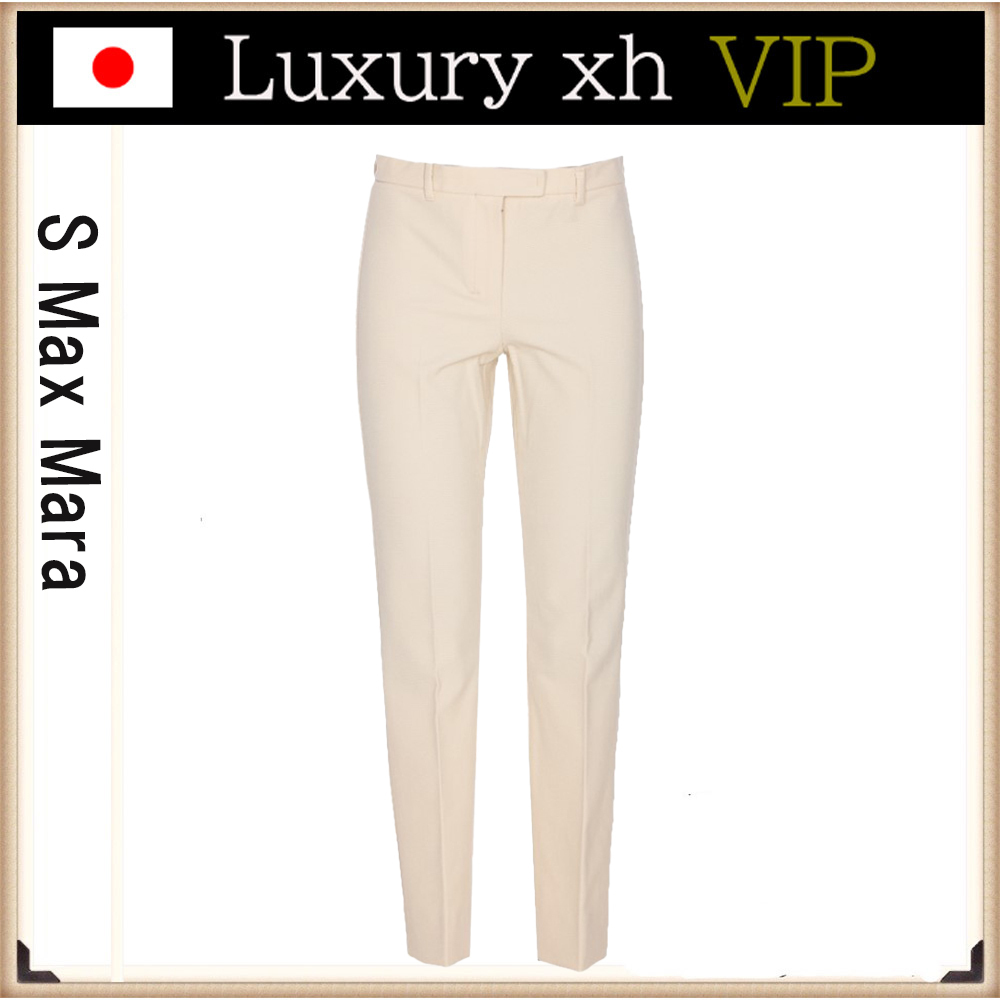 ★25AW S Max Mara UMANITA ストレッチ コットン パンツ