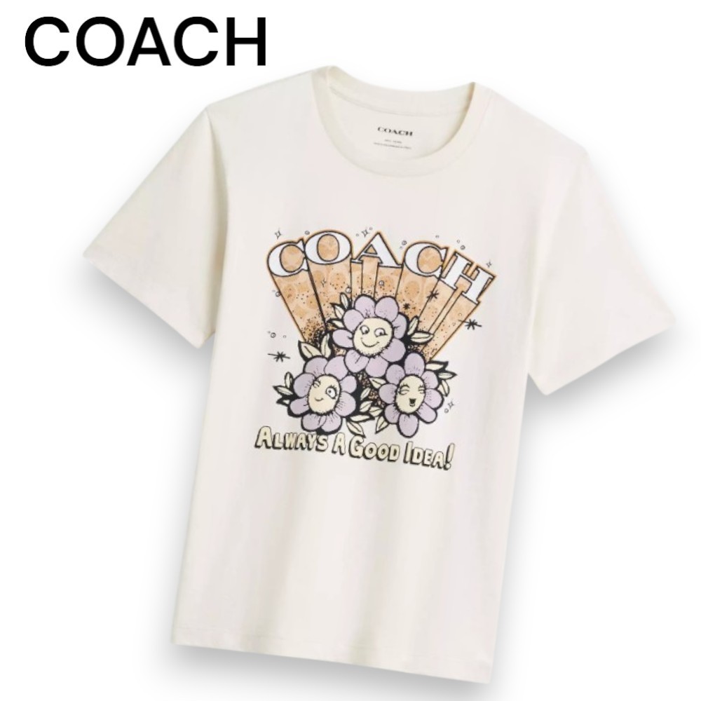 【Coach】可愛いイラスト♪ プレイデイジー クラシックTシャツ