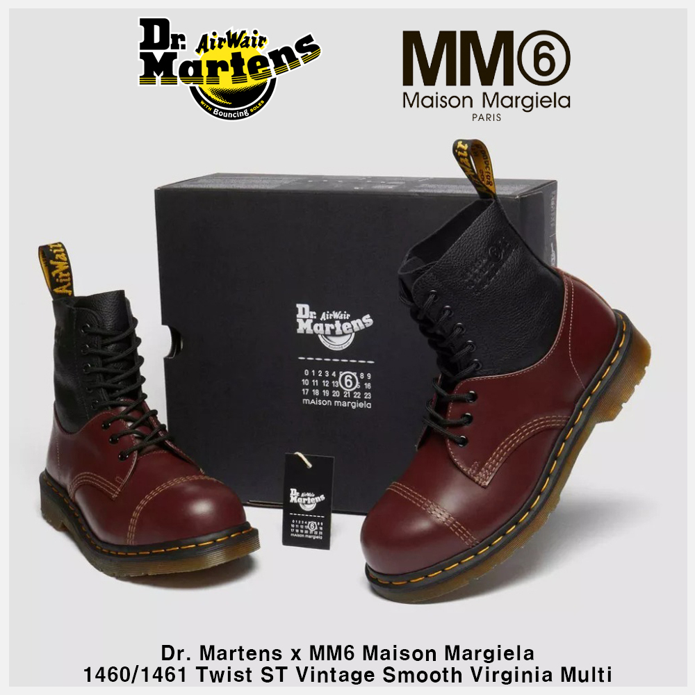 【Dr Martens x MM6 Maison Margiela】Twist Leather Boots 1460