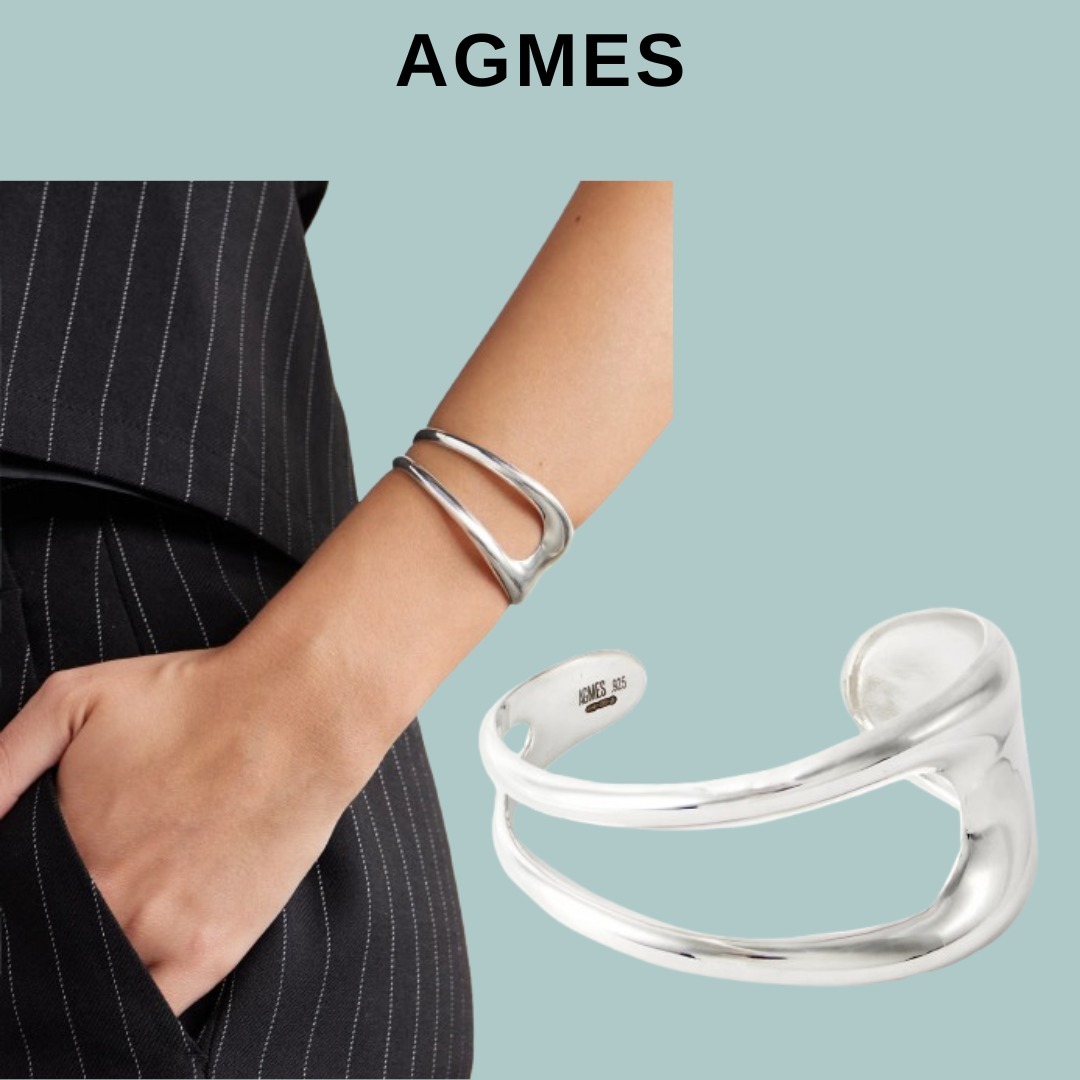 AGMES スターリングシルバー バングル【関税なし】