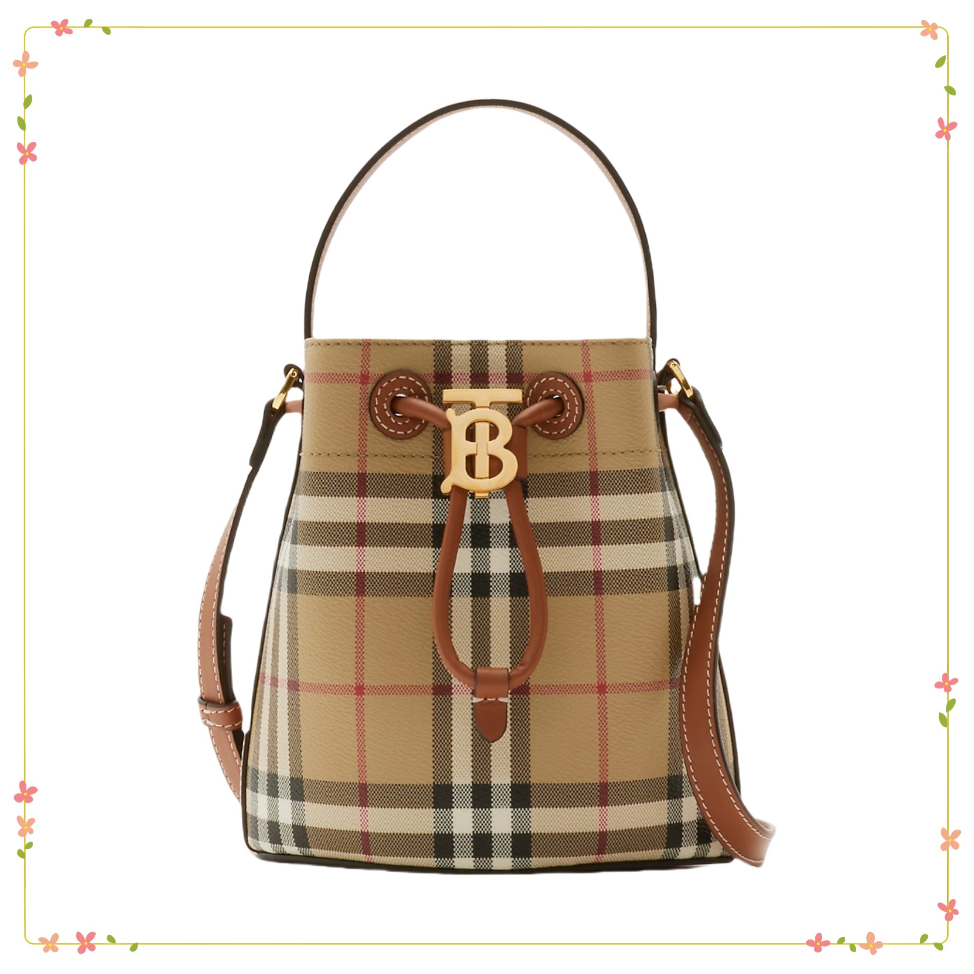 BURBERRY ミニ TBバケットバッグ