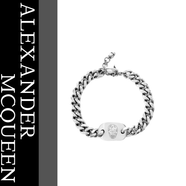 関税込＆New【ALEXANDER MCQUEEN】スカルチェーンリンクブレス