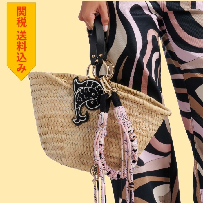 【PUCCI】 Puccina straw basket bag