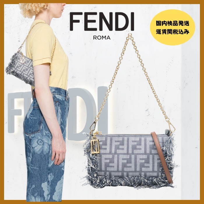 新着【Fendi】バゲット ショルダーバッグ