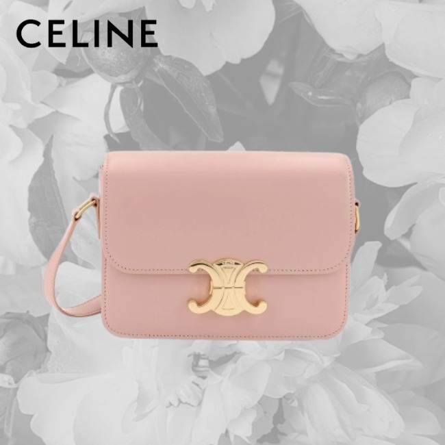 CELINE♡ ティーン トリオンフ レザー ショルダーバッグ