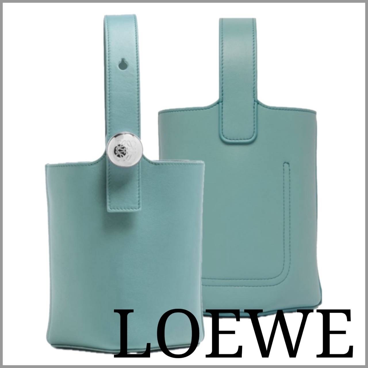 【SALE】LOEWE ミニペブルバケット
