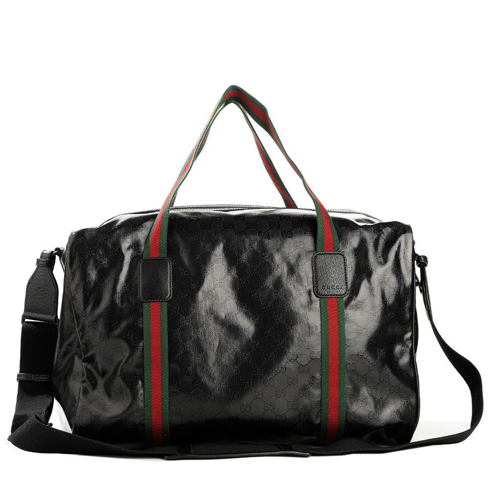 GUCCI★関税込 ロゴモノグラムダッフル トラベルバッグ Lサイズ