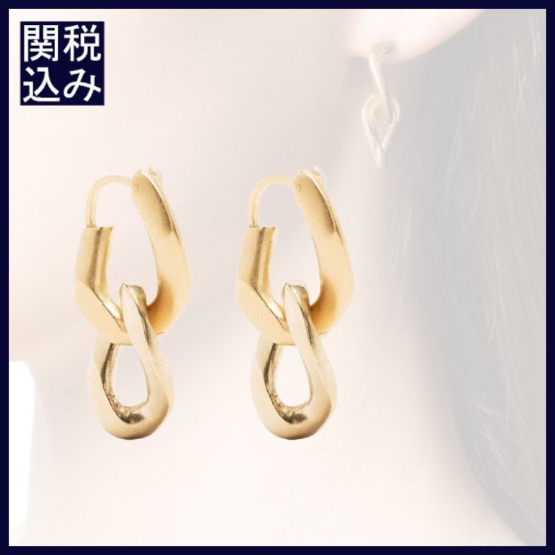 【Maison Margiela】マイヨンピアスダブルカーブリンク 関税込み
