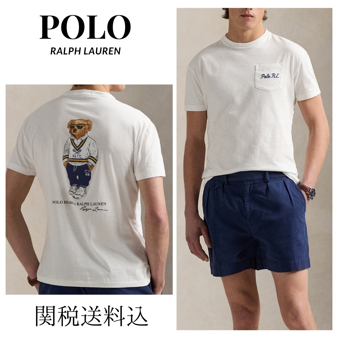 POLO RALPH LAUREN  バックロゴ ベア コットン Tシャツ