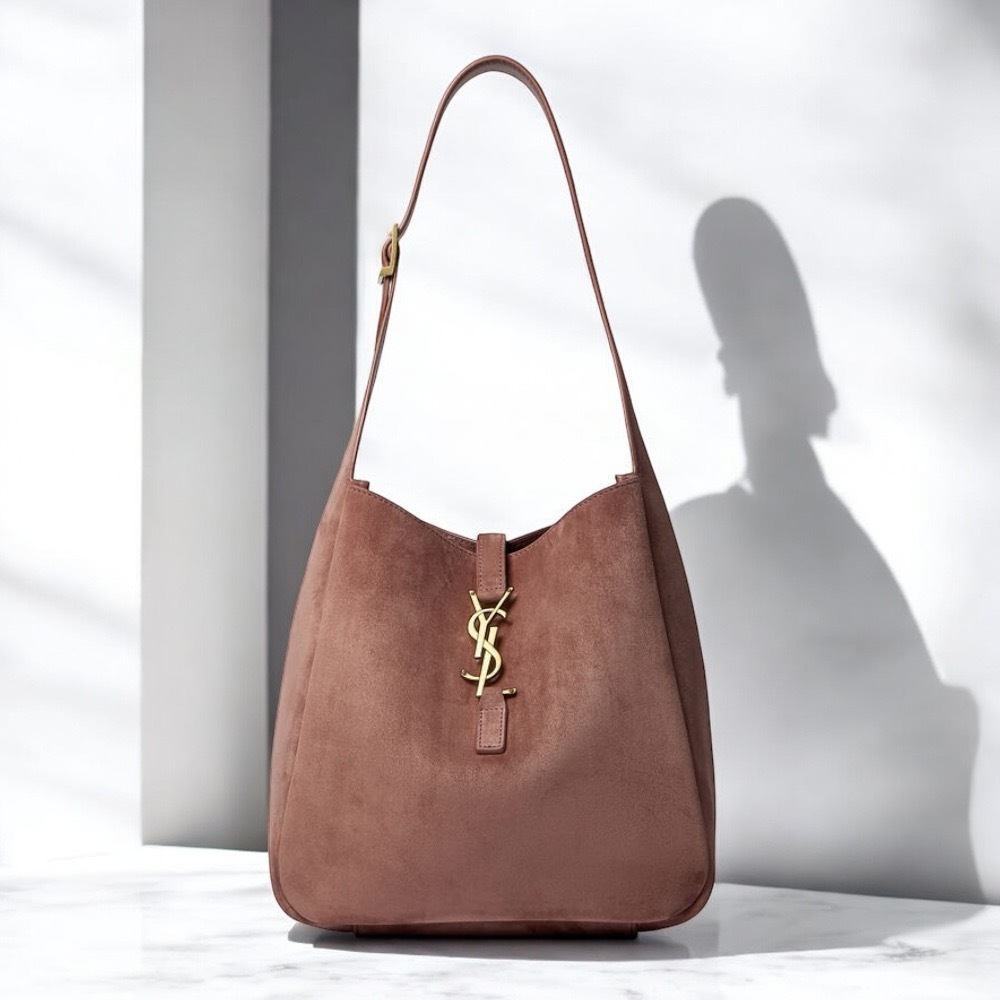 Saint Laurent LE 5〜7 SUPPLE SMALL IN SUEDE