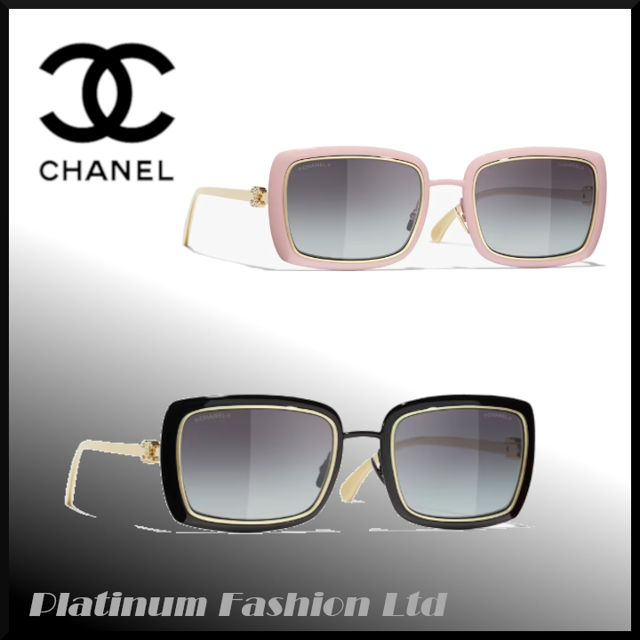 ココビーチ 25S◆送料込♪【CHANEL】RECTANGLE SUNGLASSES 2色