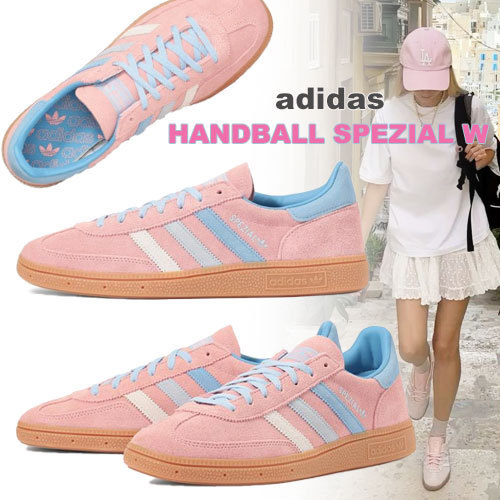 国内発送【adidas】HANDBALL SPEZIAL W ピンクブルー