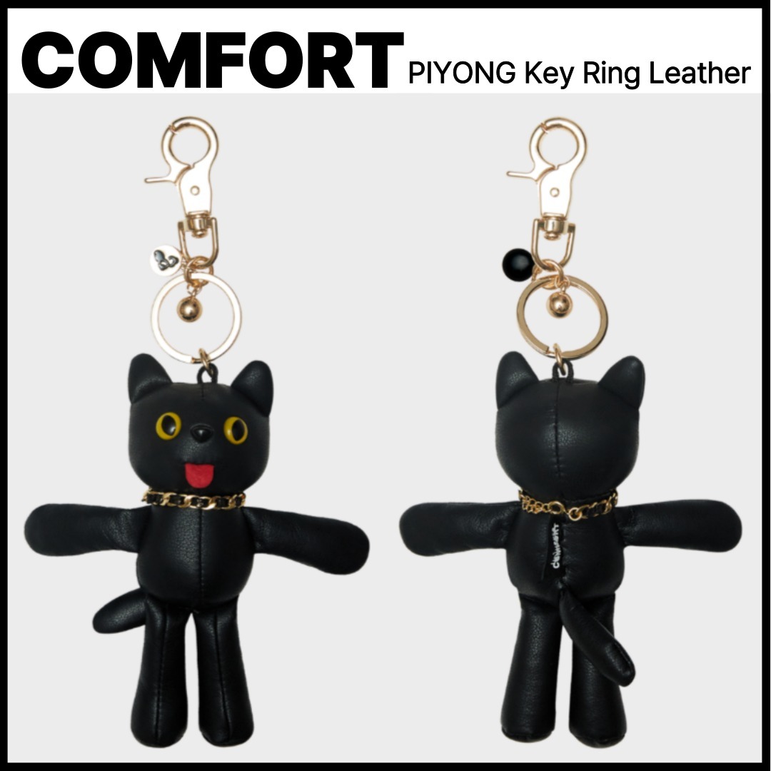 [COMFORT]◆韓国大人気◆ PIYONG Key Ring Leather ◆追跡可◆