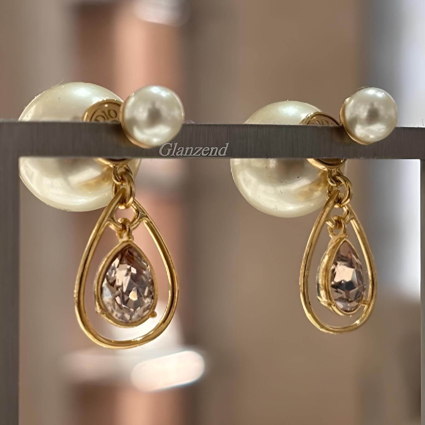 きらめく大粒パールで魅せる♪【Dior】《Dior Tribales》ピアス