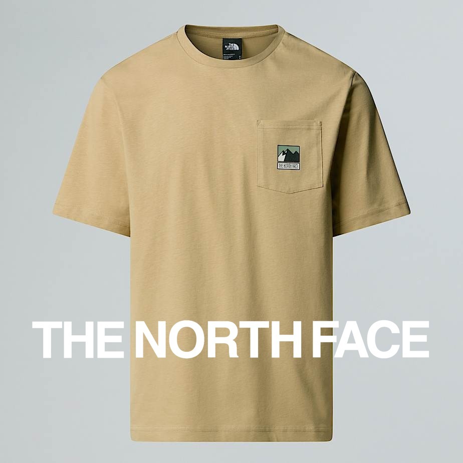 ★ドイツ発*THE NORTH FACE*Mountain Logo ポケットTシャツ/ST★
