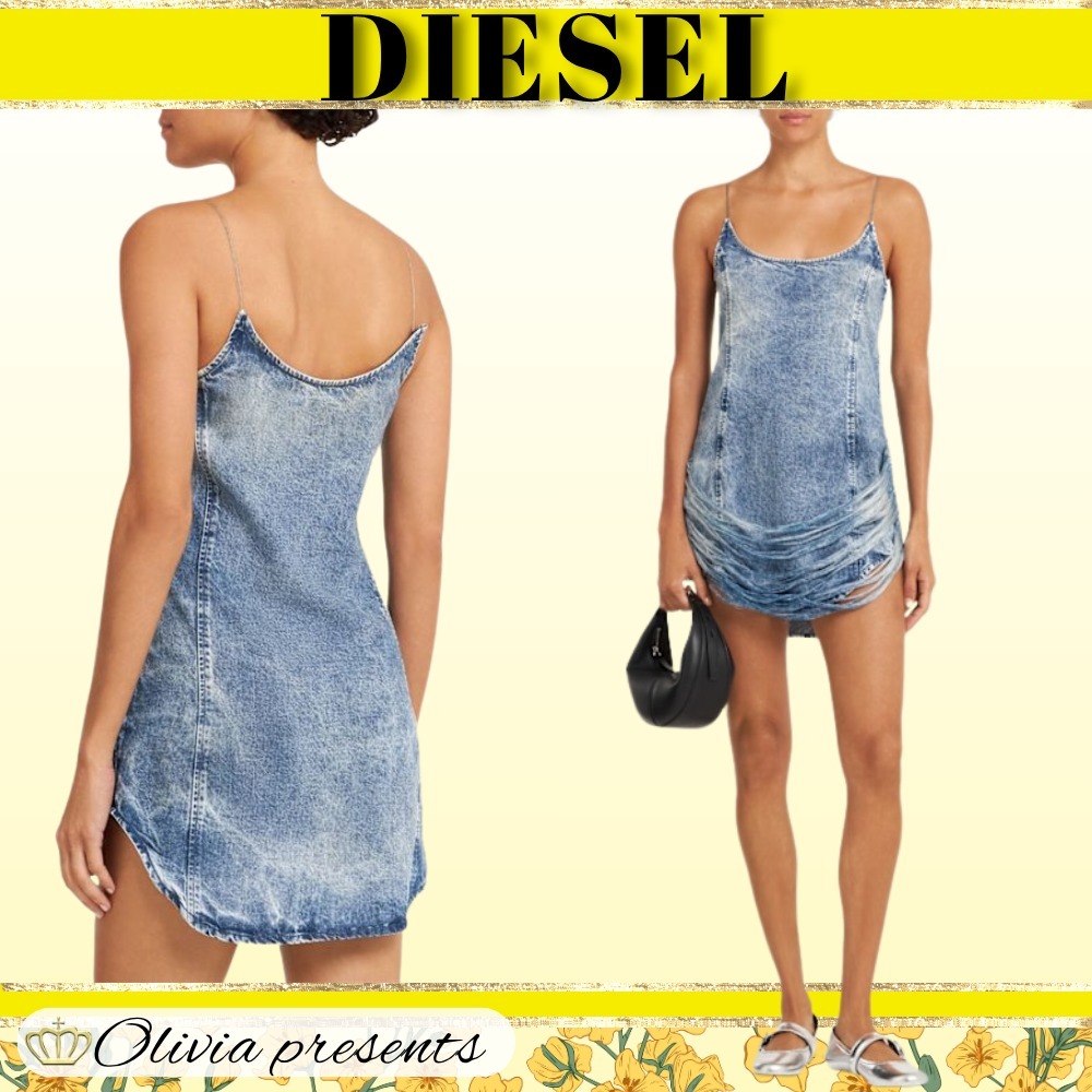 DIESEL>>フリンジ付きデドラショートドレス
