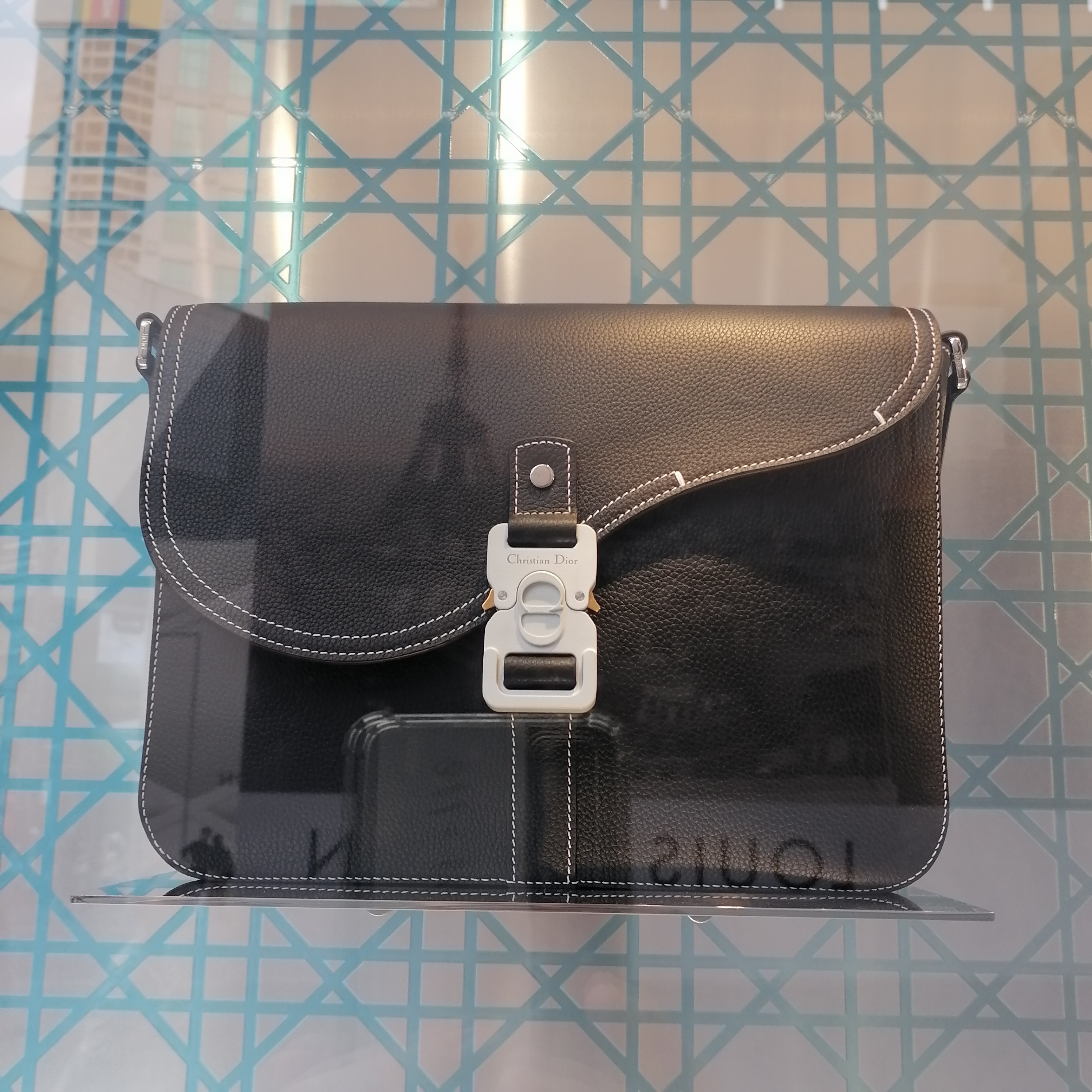 Dior ディオール Saddle A5 ポーチ カーフスキン ブラック