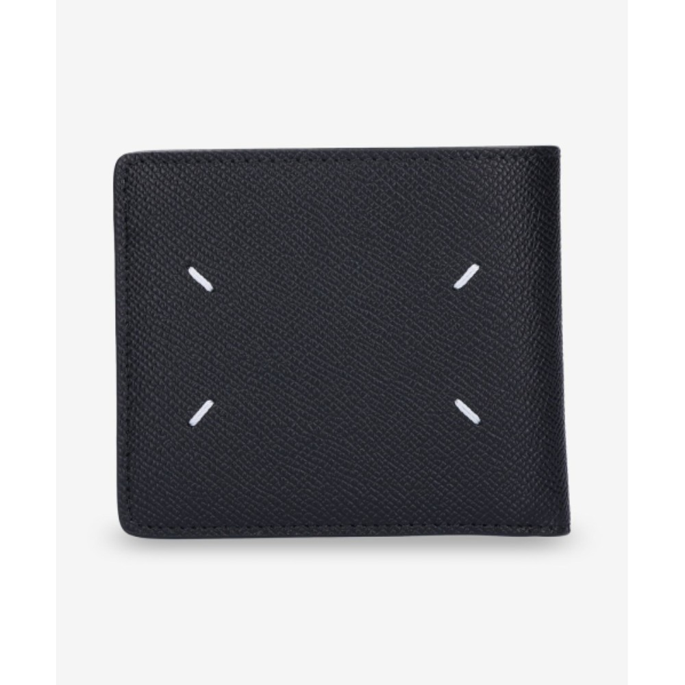 ■Maison Margiela■ 4 Stitch Slim 2 Fold Wallet Black S35UI0