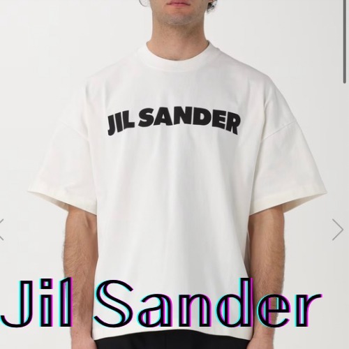 ジル・サンダー ホワイトロゴTシャツ