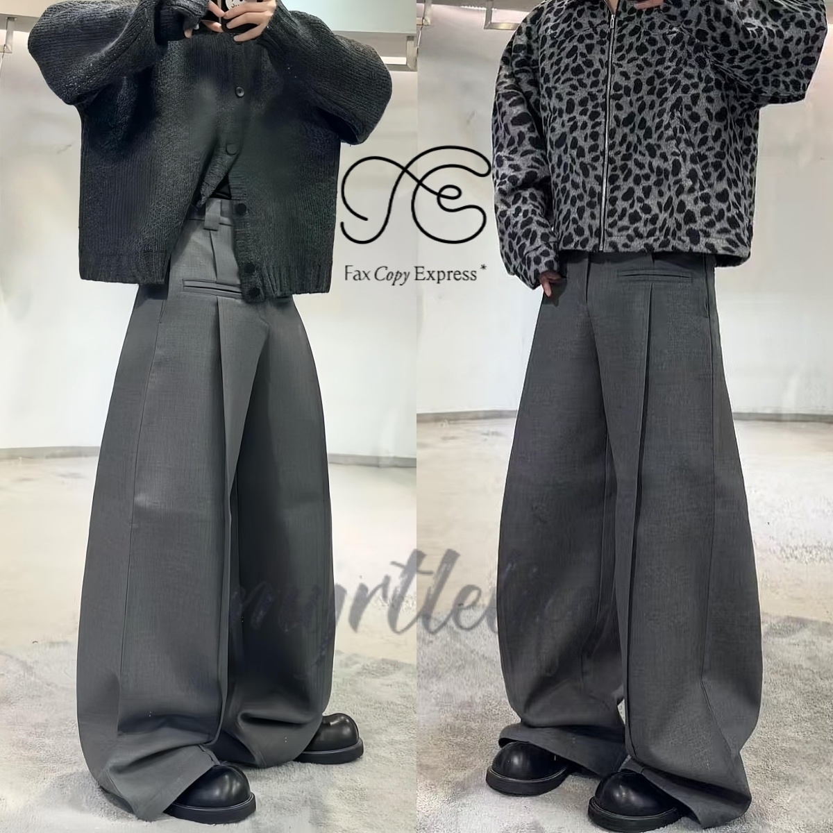 FaxCopyExpress★Hand in front pocket Pant ワイドパンツ FCE5