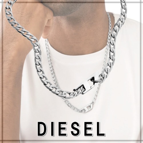 早い者勝ち!!! DIESEL/ディーゼル◆チェーンネックレス｜dx1497