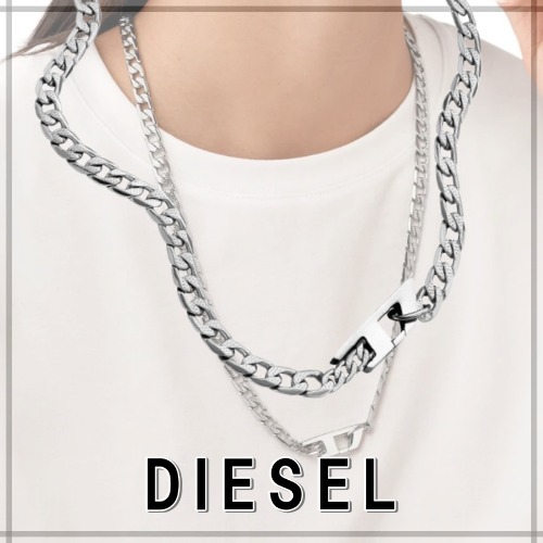 早い者勝ち!!! DIESEL/ディーゼル◆チェーンネックレス｜dx1497