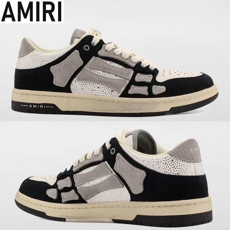 【AMIRI】クリスタル スケルトントップロー スニーカー