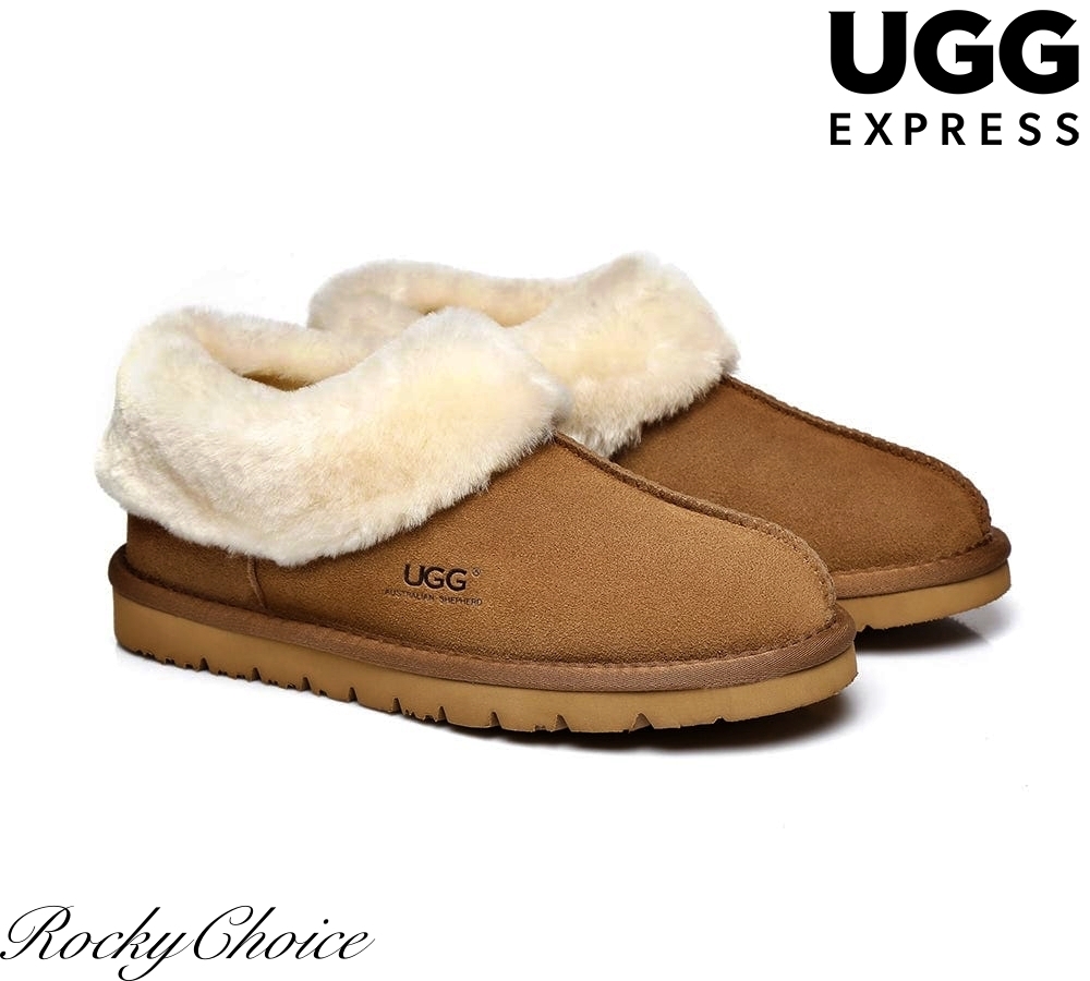 ★即発・追跡可★UGG EXPRESS★ シープスキン ウール スリッパ