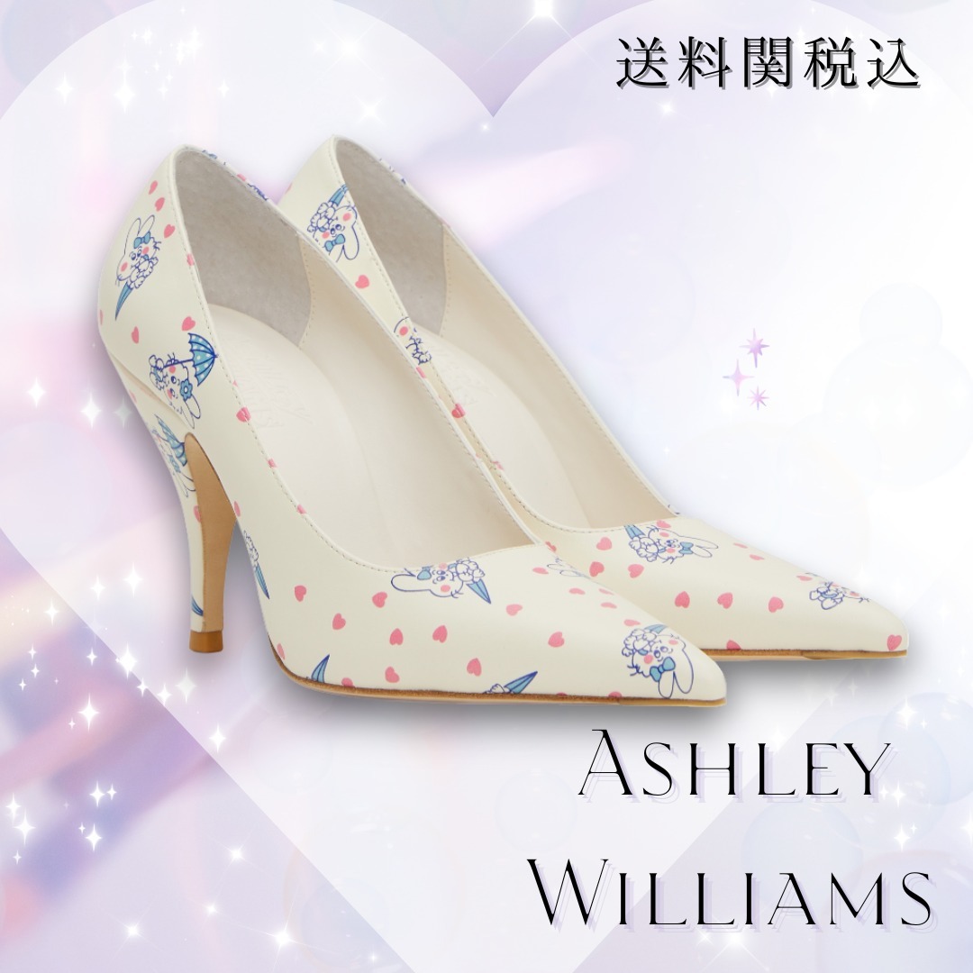 【Ashley Williams】★関税送料込★ オフホワイト Harmonyヒール