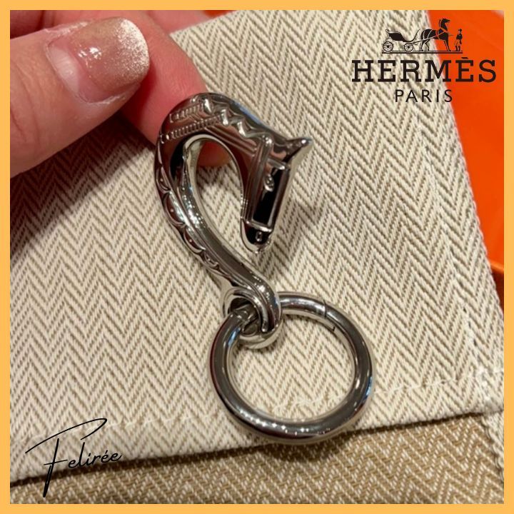 《馬好きさんにおすすめ☆》HERMES Cheval Artificier key ring