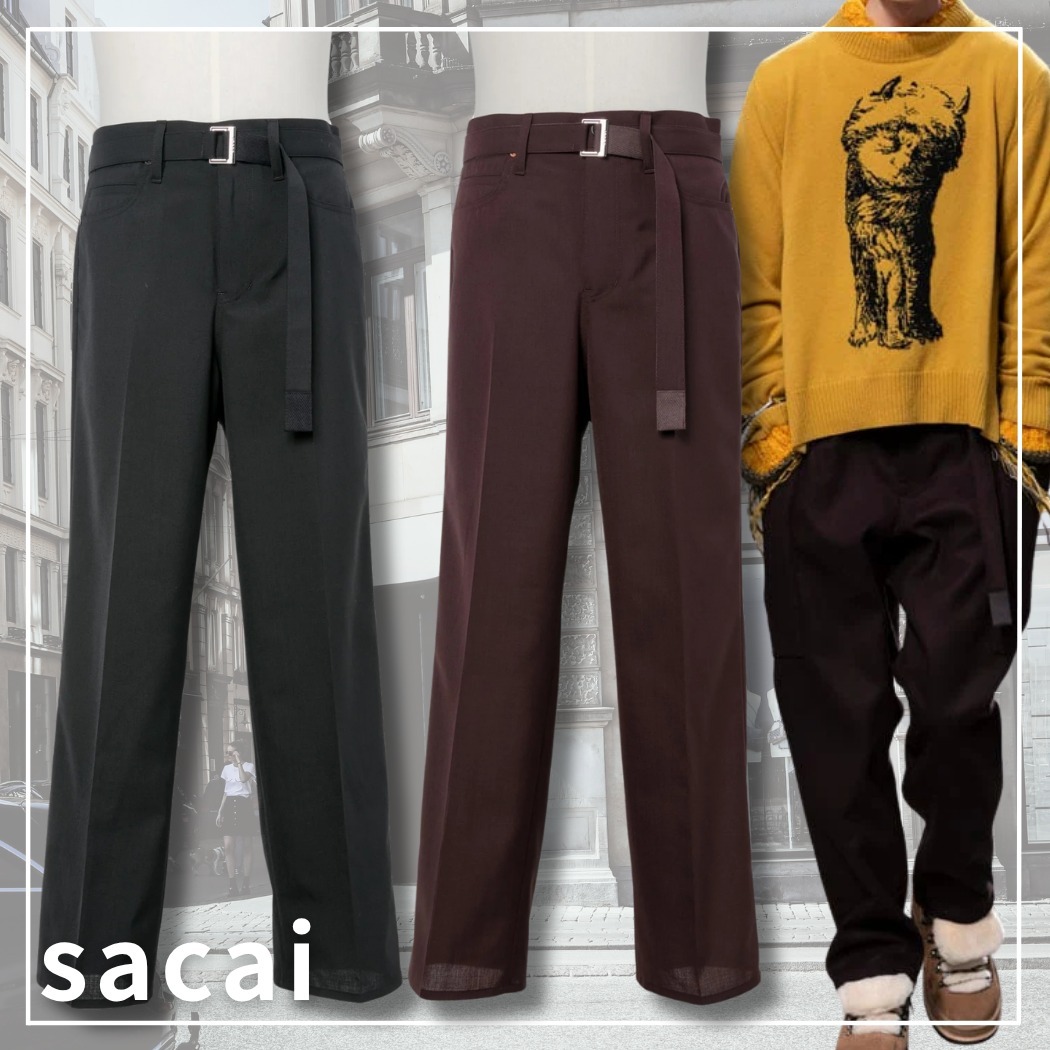 【最旬トレンド】sacai Suiting パンツ