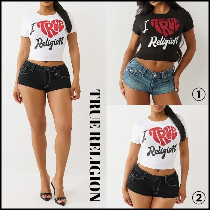 【TRUE RELIGION】★Tシャツ★ 'I LOVE TRUE RELIGION' BABY TEE