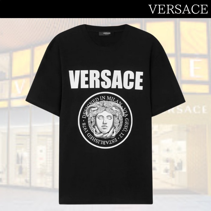 関税込★VIP価格【VERSACE】Tシャツ メドゥーサ ロック
