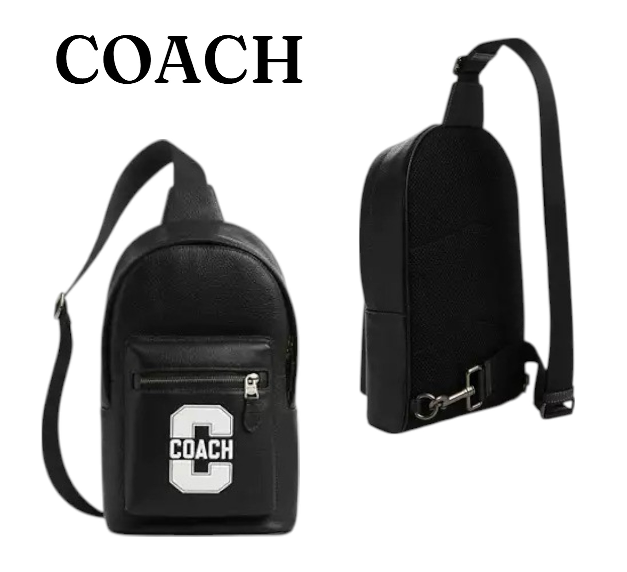 COACH ウエスト パック・ヴァーシティ モチーフ