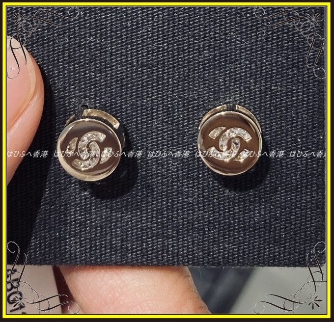 【CHANEL】シャネル 丸くて可愛いピアス ココマーク