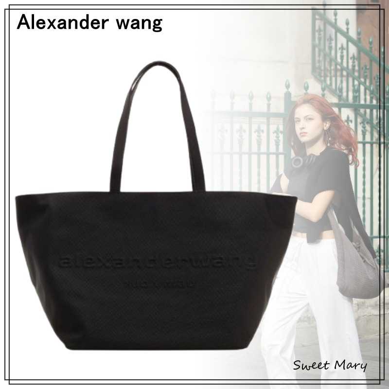Alexander wang☆ロゴエンボス パンチ トートバッグ♪【送料込】