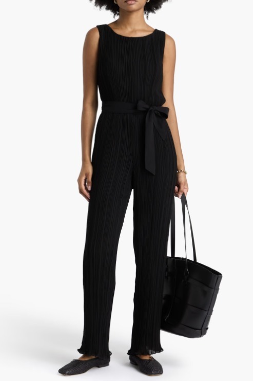 CLAUDIE PIERLOT クレポン ジャンプスーツ プリーツ加工
