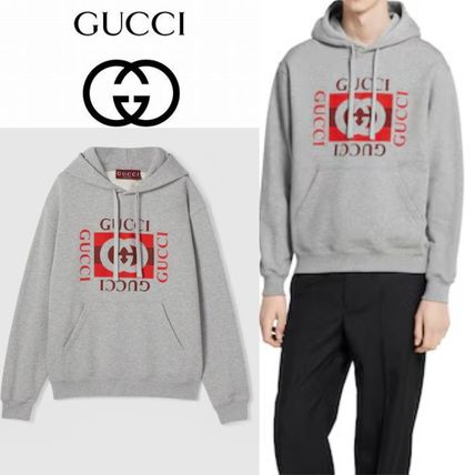 【GUCCI】グッチ 2025-2026aw パーカー グレー グレー（灰色）系 GUCCI(グッチ) パーカー・フーディ(メンズ