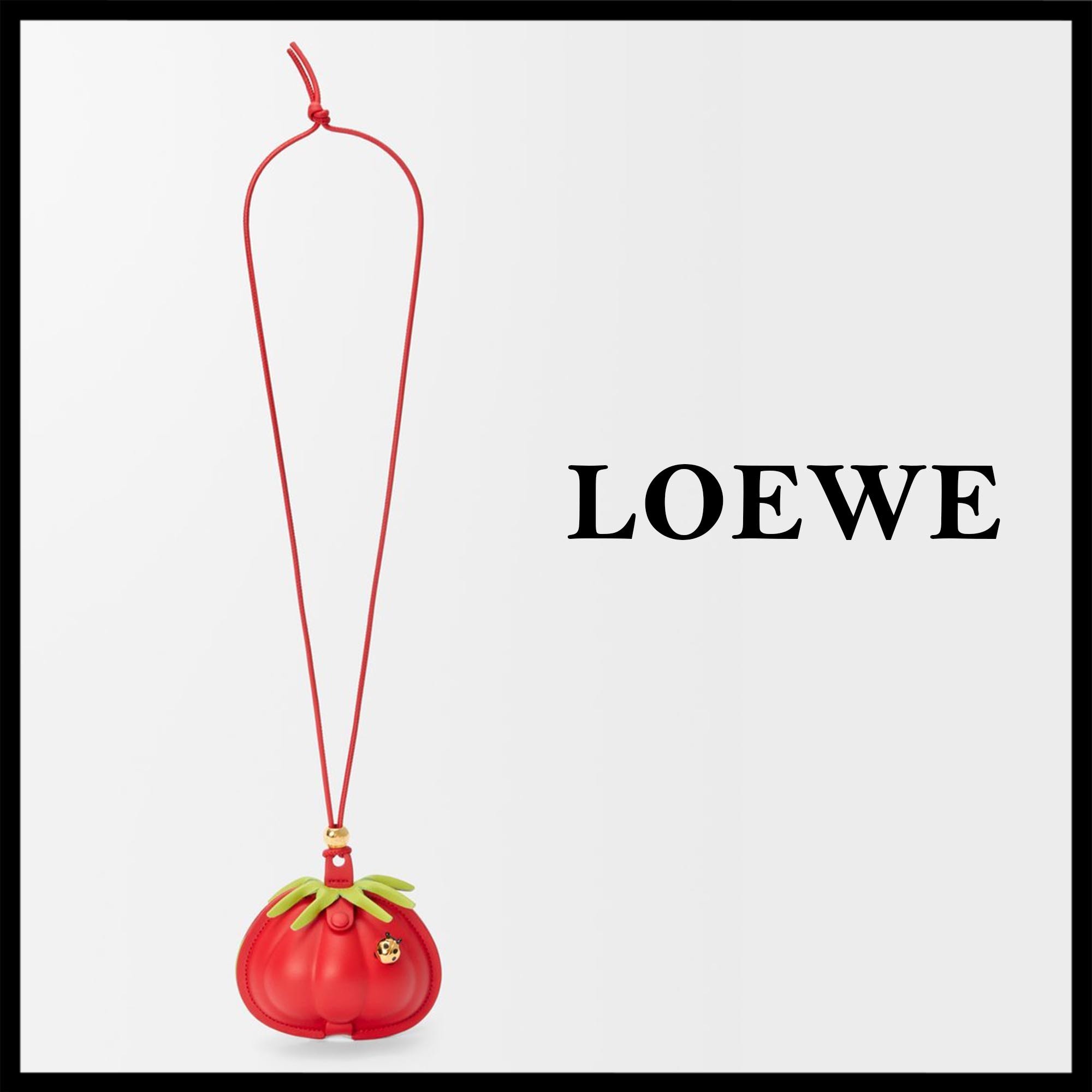 LOEWE 直営店 クラシックカーフスキントマトネックポーチ