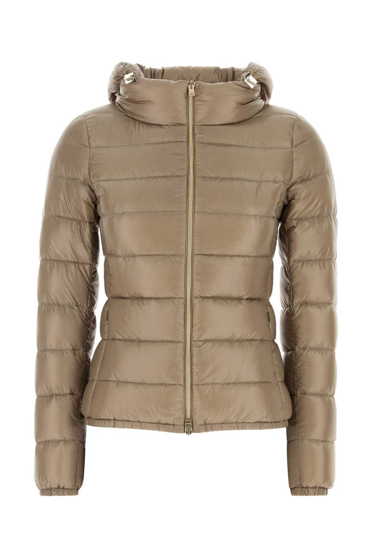 【関税&送料込】Herno Cappuccino Nylon Down Jacket