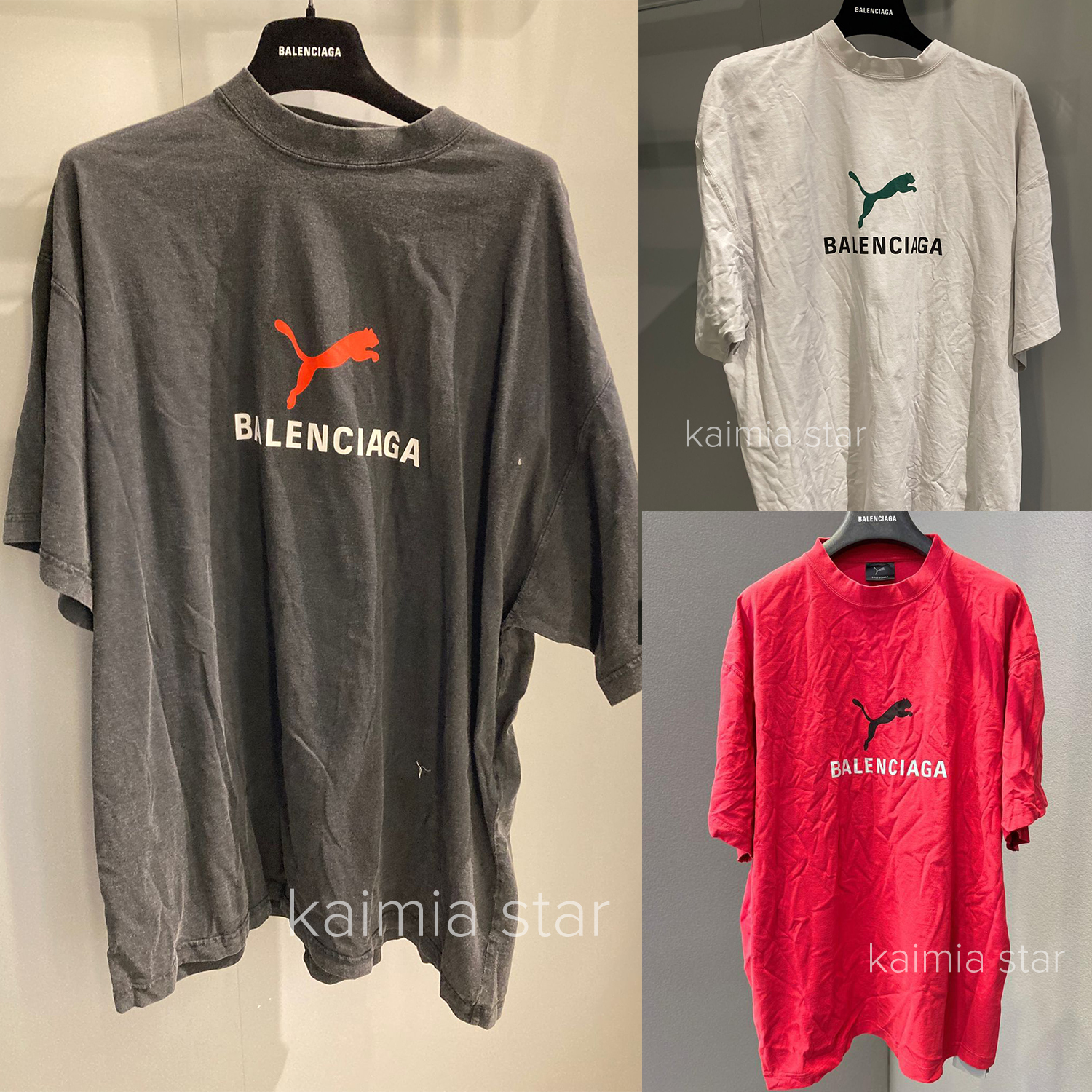 ●送料込●BALENCIAGA●Balenciaga Puma オーバーサイズ Tシャツ